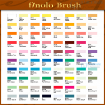 Маркеры для скетчинга 80 цветов + линеры. "Finolo Brush" =Deli= арт.520-06