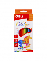 карандаши 12 цветов треугольные C001 =Deli= (арт.504-27)