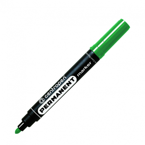 маркер зеленый перманентный =Centropen= (арт.408-03)